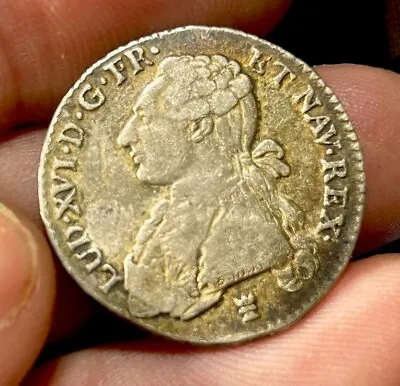 France 1776 I Silver 1/4 Ecu Limoges Mint Extremely Fine Rare • £125