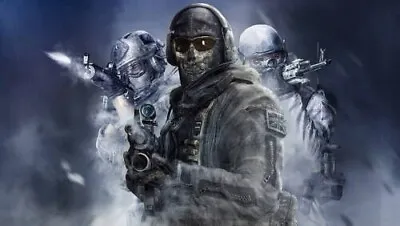 COD Call Of Duty 4 Modern Warfare WALL ART COVER 30x20 Inch Canvas FRAMED UK ART • £21