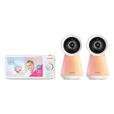 New Open Box Vtech Fixed Position 2 Camera Smart 1080P Video Monitor RM5856-2HD • $59.99