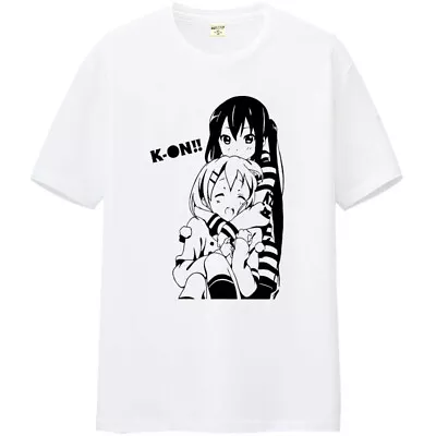 Anime K-ON! Casual White Short Sleeve T-shirt Cosplay Tee Summer Tops S-4XL#Y73 • $30.99