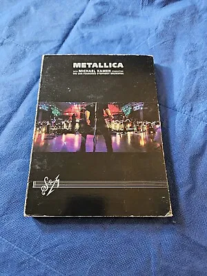 METALLICA With MICHAEL KAMEN SAN FRANCISCO SYMPHONY ORCHESTRA DVD Free Ship • $16.99