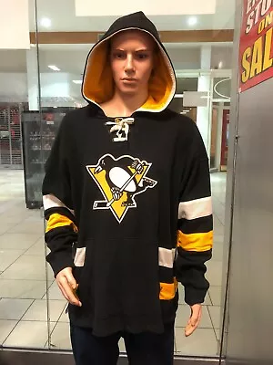 $89.99 • Buy  Pittsburgh Penguins CCM  Jersey Lace-up Hoodie Mens BLACK