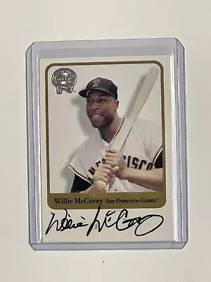 WILLIE McCOVEY 2001 FLEER GREATS OF GAME GOTG BASEBALL Autograph AUTO CARD • $9.99