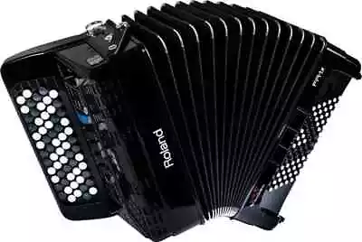 Roland Fr-1xb Bk V-accordion Button Keyboard Type Black Built-in Amp And Speaker • $1868.90