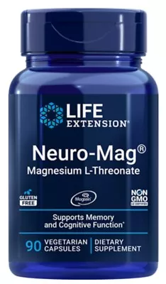 Life Extension Neuro-Mag Magnesium L-Threonate 90 Vegetarian Capsules • $20