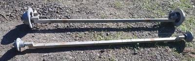 $445 • Buy Mechanical Disc Braked Trailer Axle And Lazy Axle Camper Trailer Boat Trailer
