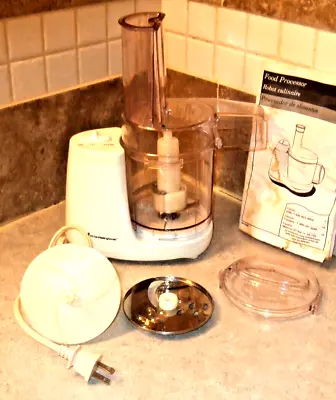 White Westinghouse Mini Food Processor 2-6 Cups Model WMC200 With Manual • $19.99