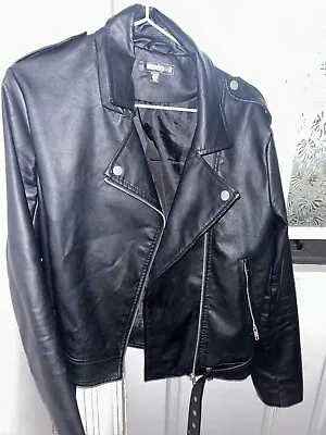 Missguided Leather Jacket Women’s • £15