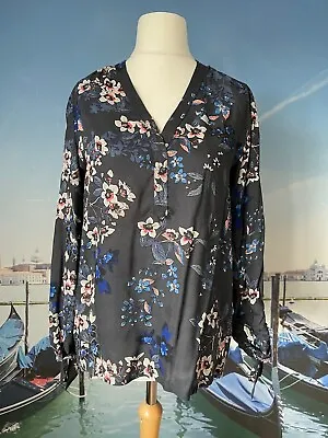 £4.99 • Buy H&M LOGG Floral Top Blouse Size 6 8