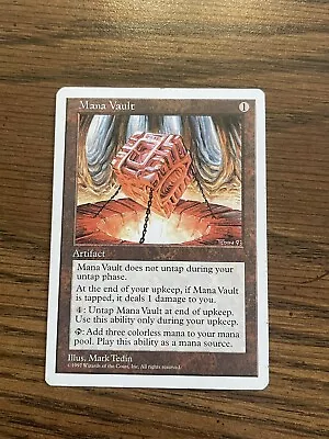 MTG Mana Vault (LIGHTLY PLAYED) • $43