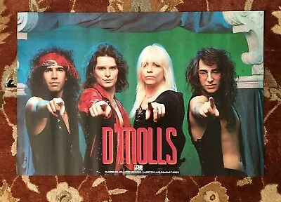 D'MOLLS  Warped  Rare Original Promotional Poster  • $24.99