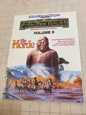 The Horde Barbarian Campaign Setting Box AD&D Forgotten Realms TSR 1055 • $45