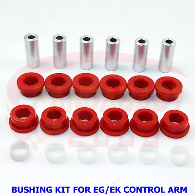 RD For HONDA CIVIC 88-95 EG/96-00 EK 6 Set POLYURETHANE CONTROL ARM BUSHING KIT • $19.80