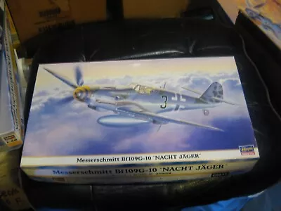MIB Messerschmitt Bf109G-10 'Nacht Jager' By Hasegawa In 1/48 Scale From 2003 • $29.99