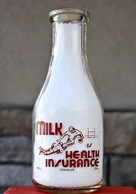 Comalac Quart Milk Bottle Los Angeles CALIFORNIA CA CAL • $19.99