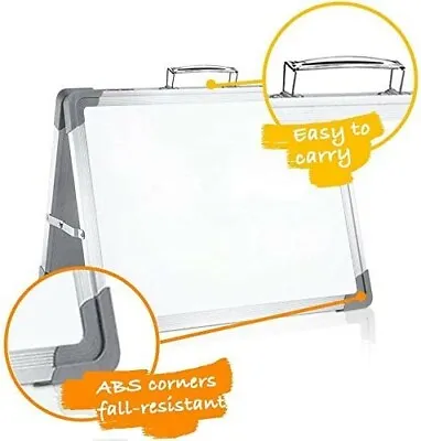 Magnetic Dry Erase White Board 16  X 12  Portable Foldable Magnetic Double-Sided • $9.99