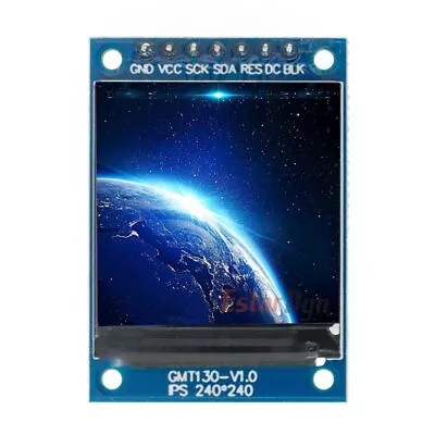 1.3 Inch Color IPS TFT LCD Display Screen Module ST7789 7 Pin 4 Wire SPI Port • $9.03