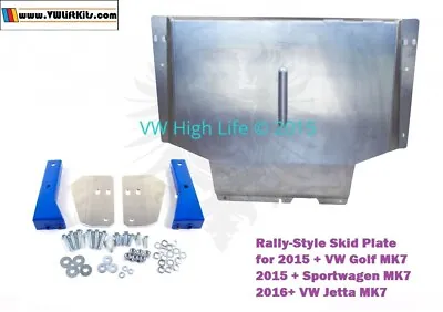 The Ultimate Rally Style Skid Plate For VW GOLF SPORTWAGEN JETTA WAGON MK7 2015+ • $445