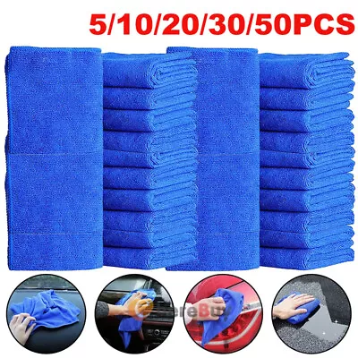 LOT Microfiber Cleaning Cloth Towel Rag Car Polishing No Scratch Auto Detailing • $8.99