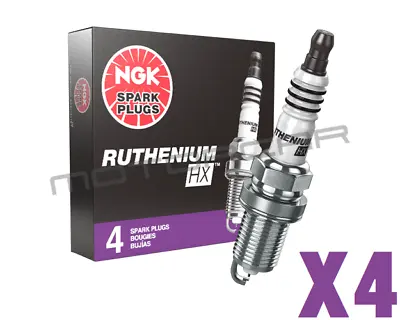 4x NGK Ruthenium HX 92400 Spark Plugs (FR7BHX-S) • $95.85