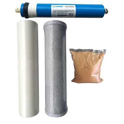 £32.99 • Buy Reverse Osmosis RO Filter Set - Sediment, Carbon, DI Resin And Membrane RO Unit