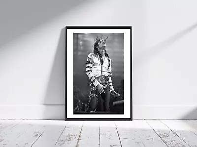 Michael Jackson - Bad Tour B&W  Photo - Poster Print - Wall Art - A5 A4 A3 #134 • £2.99