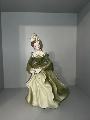 Porcelain Figurine Porcelain Lady Florence Ceramics 1950s Shirley Doll • $50