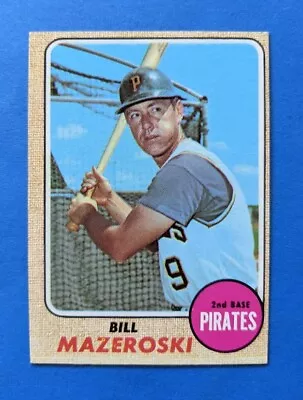 1968 Topps - Bill Mazeroski HOF #390 - Pittsburgh Pirates EX+ • $6.95