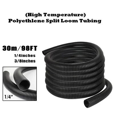 1X 30M Outdoor Cable Conduit Ducting Waterproof Flexible Trunking Tube Hose Pipe • £19.26