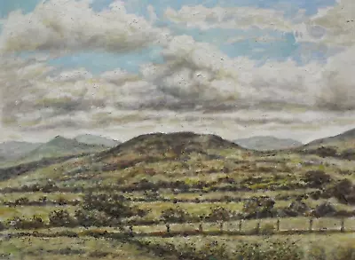 J. O. Williams (Welsh) - Original Oil Painting - Moel Y Ci From Bethel Wales. • £250