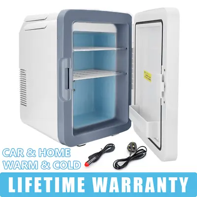 10L Mini Fridge Table Top Electric Cooler Portable Bedroom Ice Box Office Car UK • £41.89