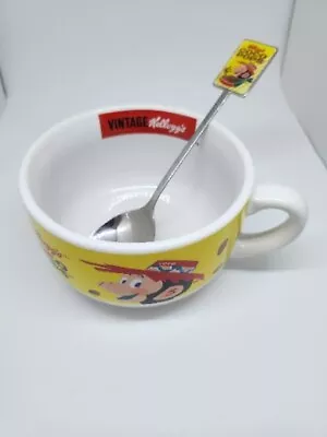 £13.99 • Buy Kellogg's, Vintage Style, Coco Pops Cereal Bowl With Handle & Spoon Set, 2021