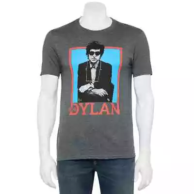 Nwt Authentic Bob Dylan Charcoal Gray Graphic T-shirt Xlg • $11.99