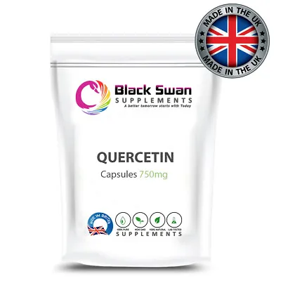 Quercetin Veg Capsule | Energy Booster Supplement | Antioxidant Ageing | 750mg  • £5.99
