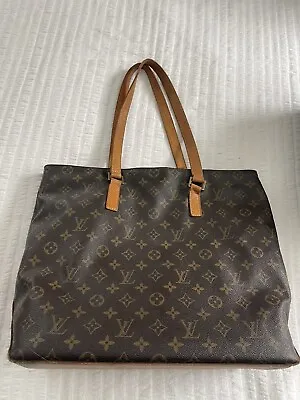 Louis Vuitton LV Monogram Canvas CABAS MEZZO Handbag Tote Bag Purse - Guc • $275