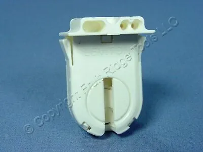 Leviton Fluorescent Lamp Holder Light Socket T12 T8 Bi-Pin Shunted Bulk 23653-NP • $1.43
