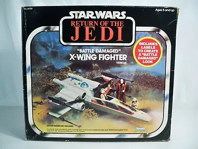 K23i03903 X-WING FIGHTER BATTLE DAMAGED UNUSED DECALS COMPLETE 1981 STAR WARS 2 • $489.99