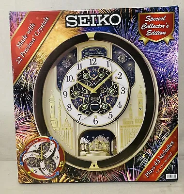 Seiko Melodies In Motion 2023 Musical Wall Clock Limited Edition • $119.99