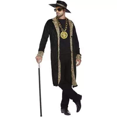 Henbrandt Pimp Gangster Men's Fancy Dress Costume • £15.99