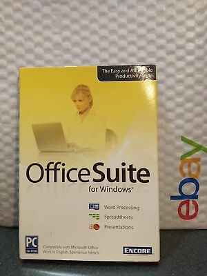 Encore Office Suite For Windows PC CD-ROM • $31.48