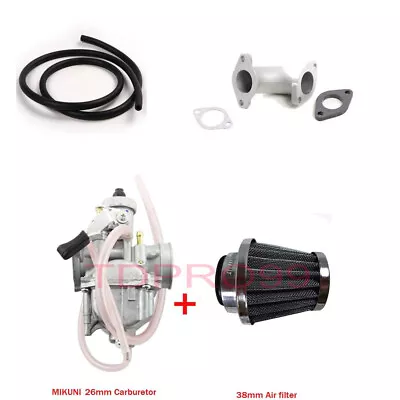 VM22 26mm Carburetor Intake For Mikuni Predator 212cc GX200 196cc Go Kart Bike • $69.74