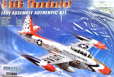 Hobby Boss 1/72 F-84G THUNDER JET Plastic Model Kit • $11