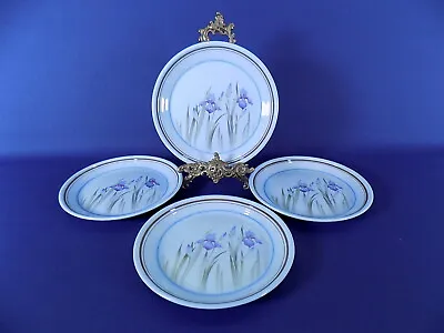 £15 • Buy Royal Doulton Lambethware Blue Iris Side Plates X 4