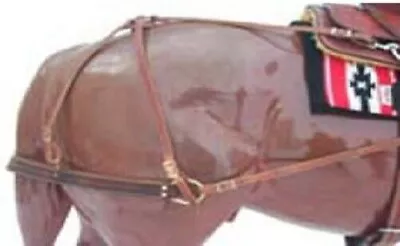 Made In USA Horse Or Mule Leather Saddle Breeching/Horse Tack/SADDLE/USA • $150