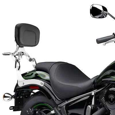 MOFUN Multi Purpose Passenger Driver Backrest For Kawasaki Vulcan VN 900 VN2000 • $234.99