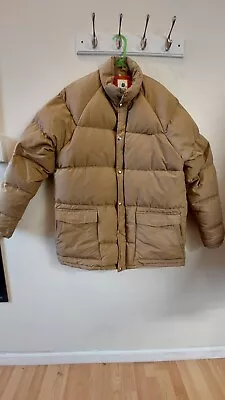 Vintage Sierra Designs Quilted Puffer Down Jacket Made In USA Size XL 80s 70s • $140