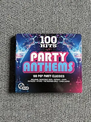 Various Artists : 100 Hits: Party Anthems CD Box Set 5 Discs (2016) • £5.50