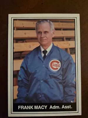 Rare 1982 TCMA Iowa Cubs FRANK MACY #30 • $1.99