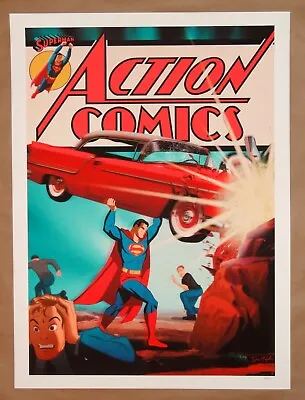 Des Pop Taylor - Action Comics Superman Print Mondo Artist Bottleneck  • $104.99