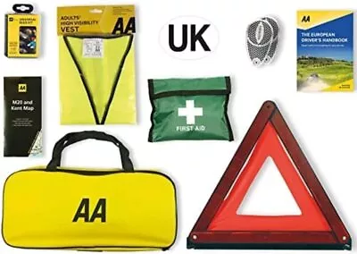 AA Euro Travel Kit AA6318 - For Driving In France/Europe - Includes Zipped Stor • £37.19